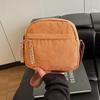 Simple Versatile Crossbody Bag Fashionable Casual Small Square Bag Personalized Commuting Shoulder Bag Corduroy Unisex Handbag