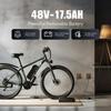 אופניים חשמליים FENGQS Q8 מנוע 750W סוללה 48V17.5Ah צמיגים 27.5*2.1" מהירות מקסימלית 50 קמ"ש טווח מקסימלי 85 ק"מ בלמי דיסק מכניים