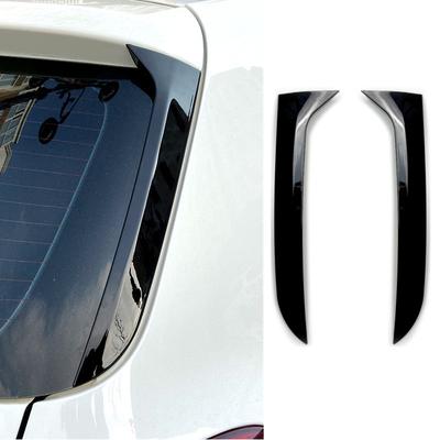 Gloss Black Car Rear Window Side Spoiler Canard Canards Splitter Fit For VW Tiguan MK1 2007 -2016 Auto Exterior