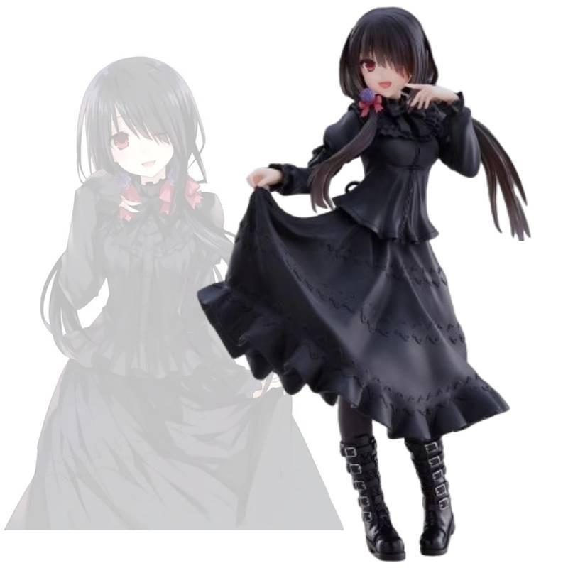 Wholesale Dropshipping Pvc Date A Live Kurumi Tokisaki Dress Handmade Model Anime Figure Box Decoration