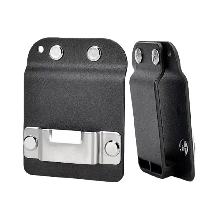 Крючок из нержавеющей стали для рулеток Легкая установка на любой ремень Разработан для профессионального использования Улучшение рабочего процесса 2 шт. 1