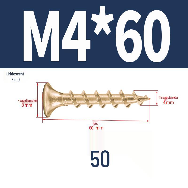 304 Stainless Steel Galvanized Hardened Coarse Thread Countersunk Flat Head Phillips Wood Screws
