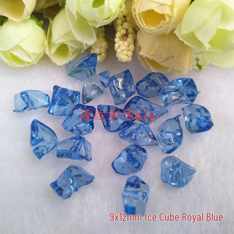 

Acrylic Ice Cube Beads 9x12mm for DIY Earrings and Jewelry Decoration