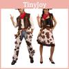Stylish Western Cowboy Costume For Adults And Kids Perfect For Halloween Parties