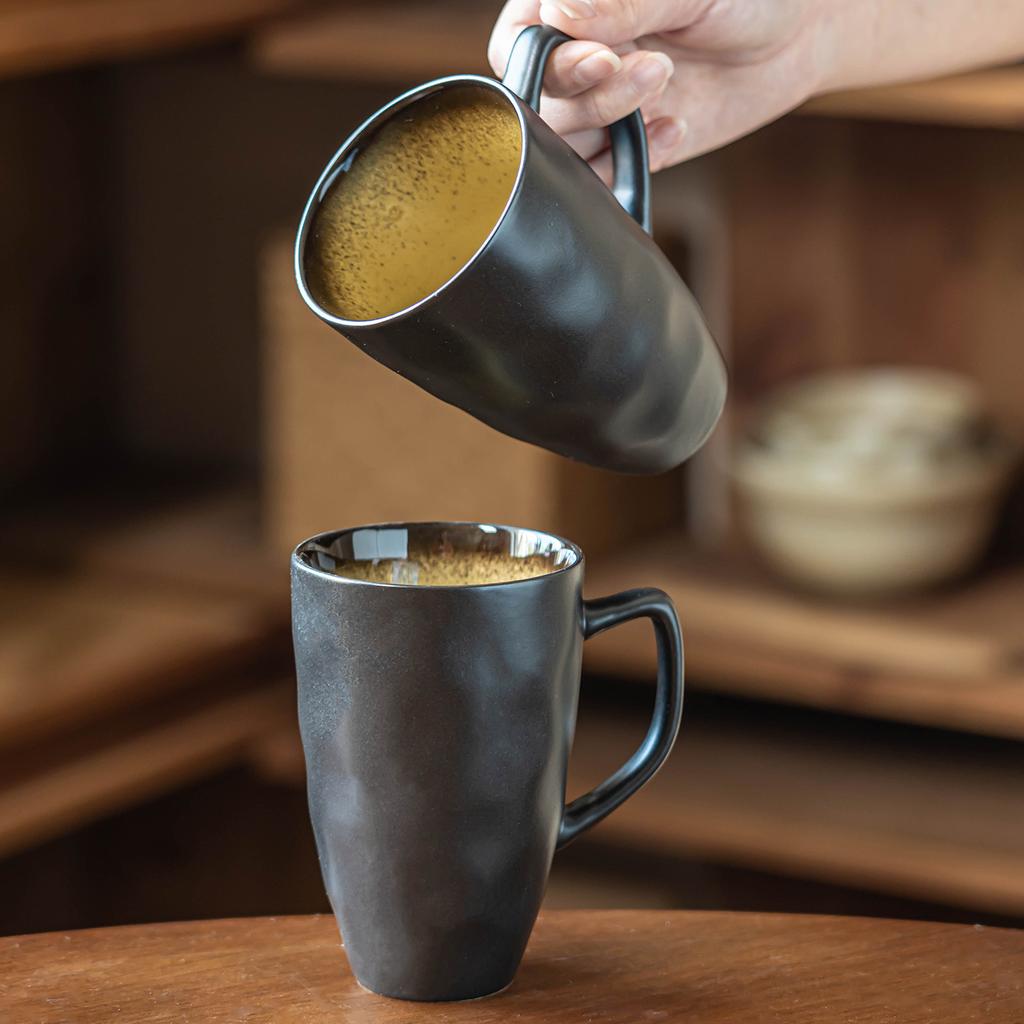 Creative Mug Ice Crack Glaze Ceramic Cup Water Cup Home Office Teacup Large Capacity Cup Coffee Cup