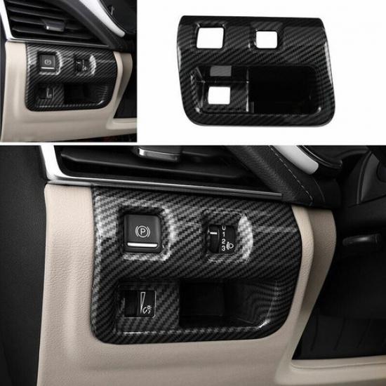 Headlight Switch Control Frame Trim ABS Carbon Fiber For Cadillac CT5 -