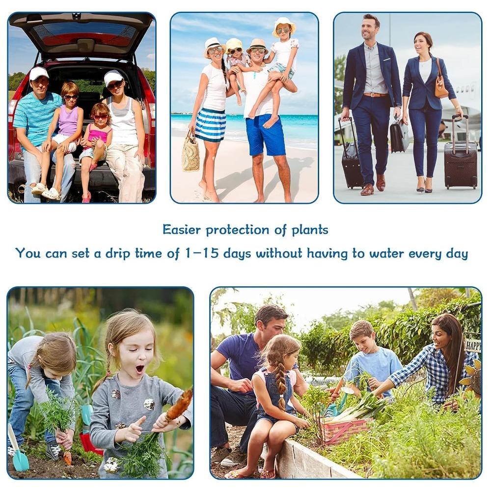 12 Stück selbstbewässernde Spikes: Einstellbare Tropfrate für Zimmerpflanzen und Leca-Bälle – perfekt zum Gießen von Pflanzen unterwegs, passend für die meisten Flaschen