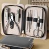 Premium Stainless Steel Manicure & Pedicure Tool Set with Tweezers and Nail Clippers