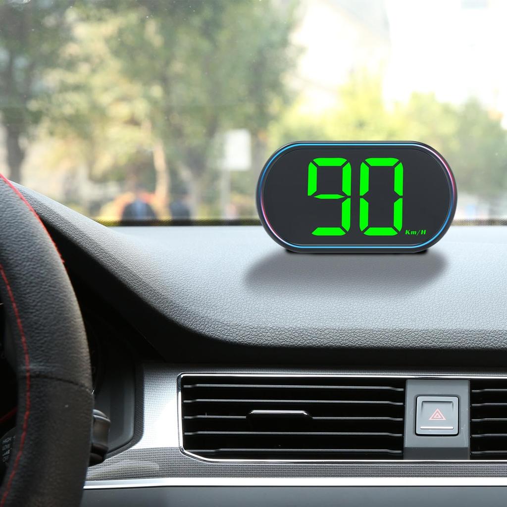 Car Head Up Display - Auto Projection, Car HUD Speedometer | Car Dashboard Display, Minni Vehicle Smart Display with 3.2 Inch LED Screen, Portabl
