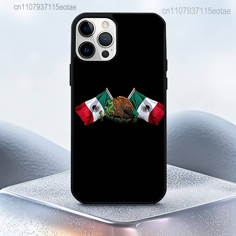 Meksyk Godło Narodowe Etui na Telefon z Flagą Dla iPhone 17,16,15,14,13,12,11,Pro,Max,Plus,Mini,SE4,E Magnetyczne Magsafe Bezprzewodowe Ładowanie