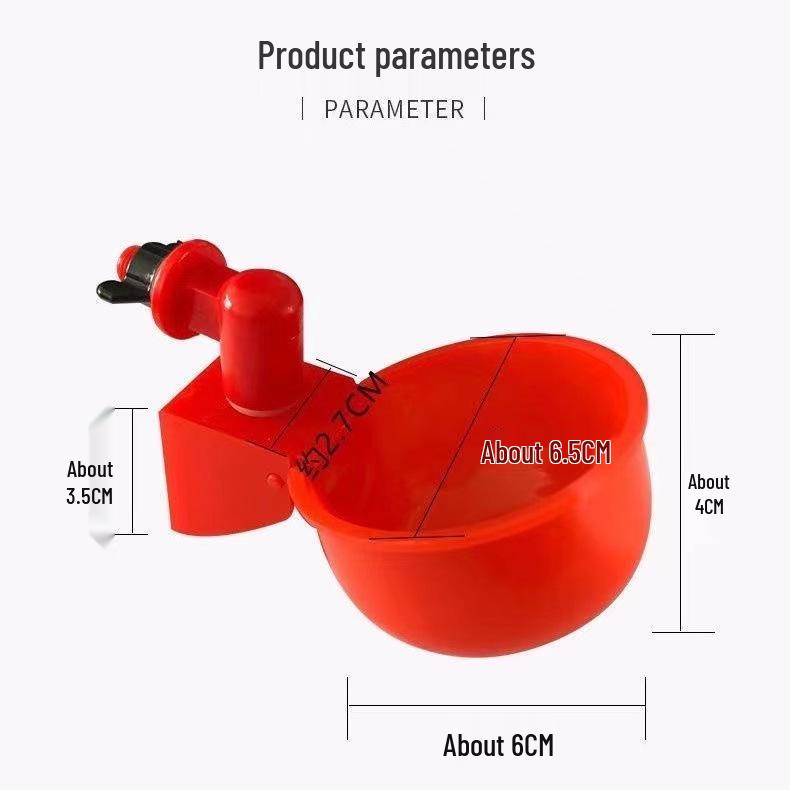 ZeXi Automatic Chicken Water Bowl - Poultry Drinking Cup Feeder