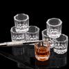 1pcs Crystal Glass Liquid Ink Holder Nail Art Cup Small Octagonal Powder Pigment Nail Brush Cleaning Bowl Cups Toning Makup Tool