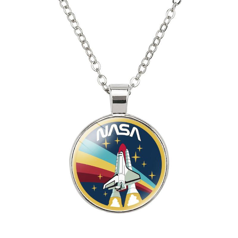 

Уникальное ожерелье с драгоценным камнем «Время и пространство» от НАСА для детей, модная цепочка с крестом 33807806