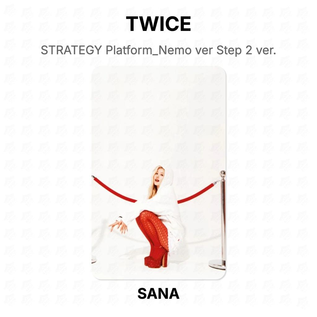 TWICE STRATEGY Platform_Nemo ver Step 2 ver. Official Photocard