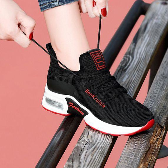 Shoes women's sports trendy shoes ins versatile casual fashion thick-soled air cushion breathable thick-soled increase