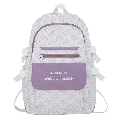 New Nylon School Bag For Girl Fresh Sweet Campus Student Backpack For Backpacking Leisure Bag