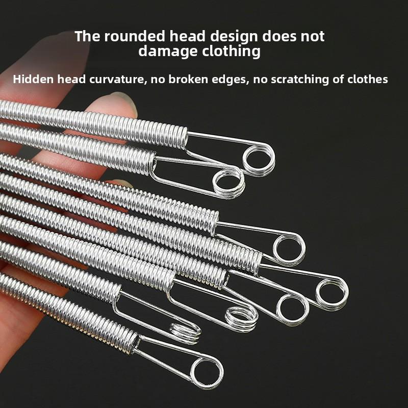 String Threading Wonder: Spring Eye Threading Tool, Elastic Band, Waistband, Webbing Assistant, Spring Eye Threading Tool, Can Be Bent