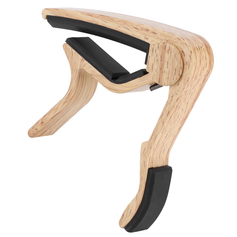 Universal Acoustic Folk Guitar Capo Tuning Clamp Clip Musical Instrument AccessoriesWood Type