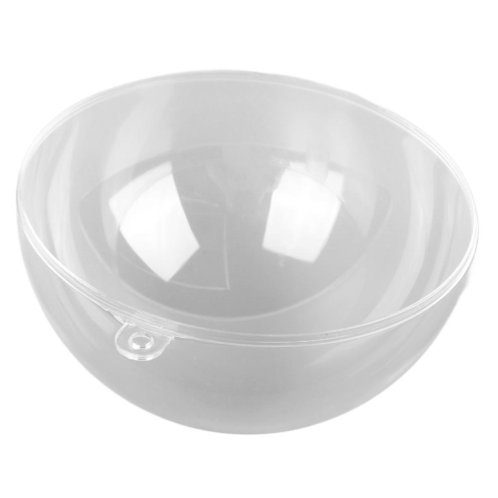 10pcs Transparent Clear Fillable Ball Hanging Hole Assembly Decor Ball Party Arrangement
