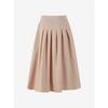 Cc Collect Back Banding Pintuck Flare Skirt  C261msd002 