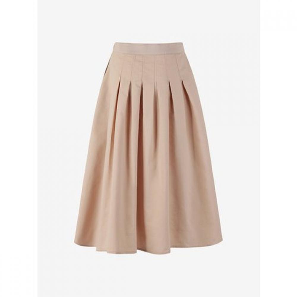 Cc Collect Back Banding Pintuck Flare Skirt  C261msd002 