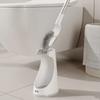 Vertical Silicone Toilet Brush with Bracket Long Handled TPR Bracket Set Household Artifact Bathroom Daily Cleaning Tool