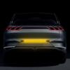 Soft Rubber Car Anti-rear-end Reflective Strip Anti-scratch 80cm Car Trunk Anti-collision Strip Night Warning