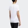 Adidas Neo Logo Casual Running Round Neck Short Sleeve T-Shirt Women T-Shirts White GJ7913