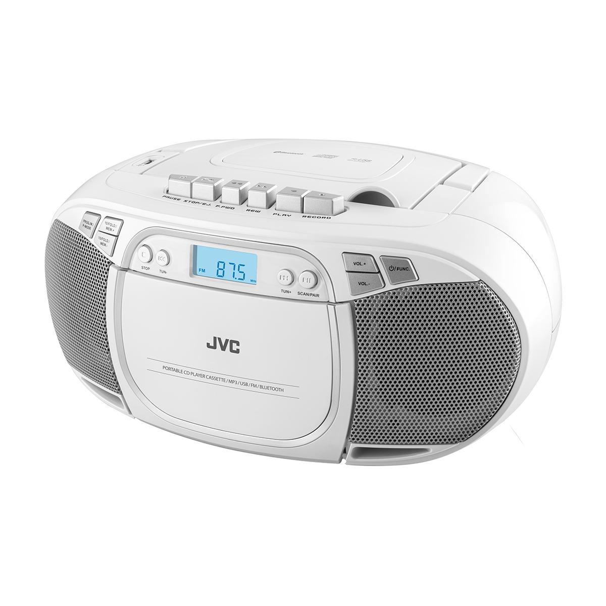 Jvc Boombox Rc-E451W White Bluetooth 5
