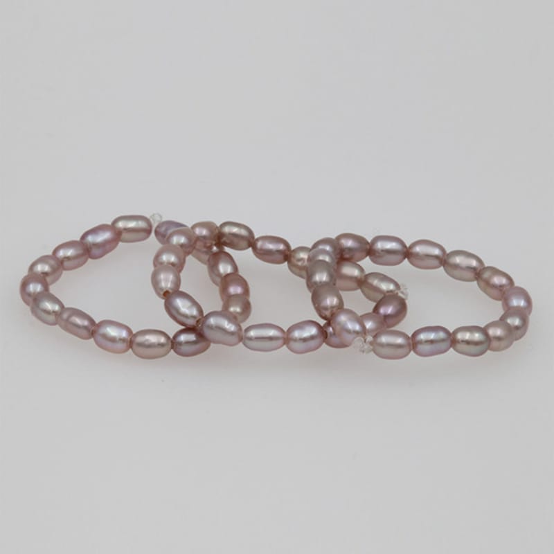Modern Everyday Freshwater Pearl Stretch Ring