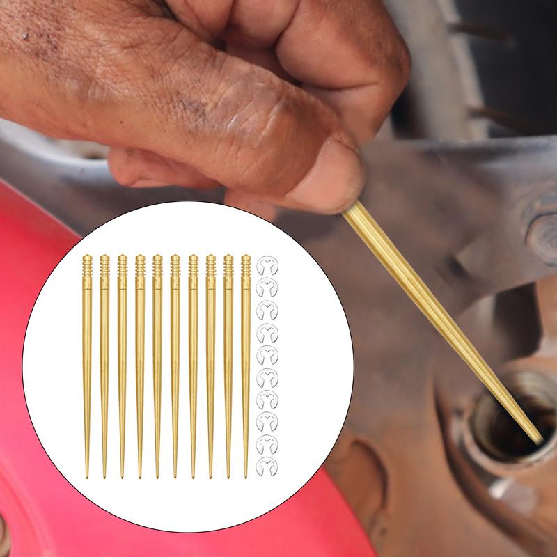 

Carburetor Needle Motorcycle Modified Carburetor Main Oil Needle 10Pcs Diaphragm Jets Needle Motorcycle Modified Oil Needle For United States