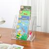 DIY Acrylic Book Display Rack 5 Tier Doll Figures Model Shelf Magazines Organizer  Home Use