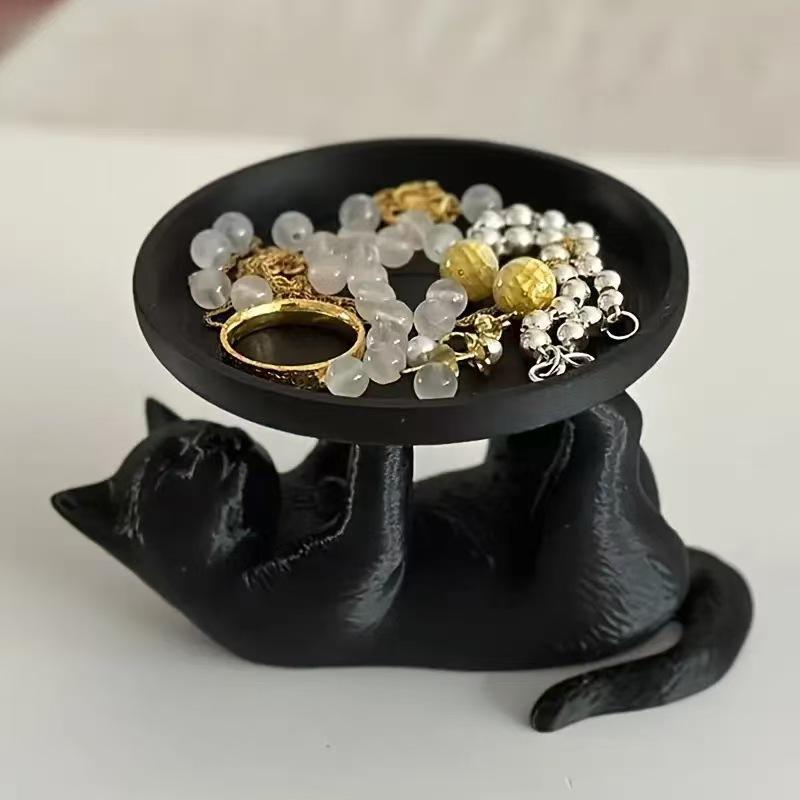 Best-Selling Cat Jewelry Dish: Decorative Tray for Jewelry and Keys
