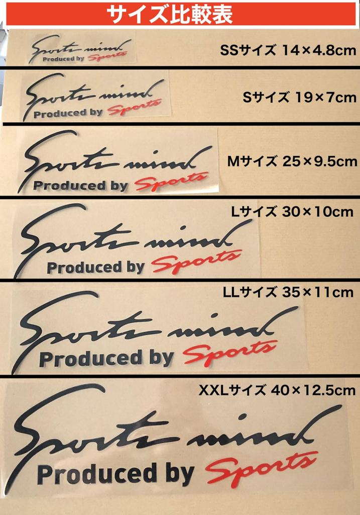 Sports Mind Universal Side 8 5 Sizes Car/Motorcycle Sticker/Decal, Dress-Up Sticker, Colors, (Black, XXL, 40x12.5cm)