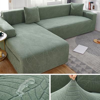 Verdicken Sie wasserdichte Sofabezüge Jacquard Dicker Couchbezug L-förmiger Sofabezug Schutzbankbezüge