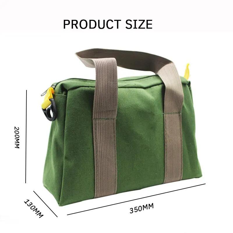 Maintenance Tool Bag Large Capacity Portable Strong Long-lasting Water Proof Multifunctional Storage Portable Canvas Tool Bag 1Pc