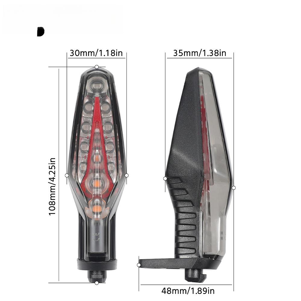 For BMW S1000R R1250GS ADV M1000RR R1300GS F900GS Motorcycle Rear Stop Taillight LED Turn Signal Brake Tail Light Blinker Lamp