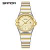Sanda Luxury Women's Quartz Wristwatch - Lightweight, Trendy, Diamond Inlaid, Casual, Waterproof.