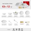 KANGQIN Underglaze Ceramic Dinnerware Set