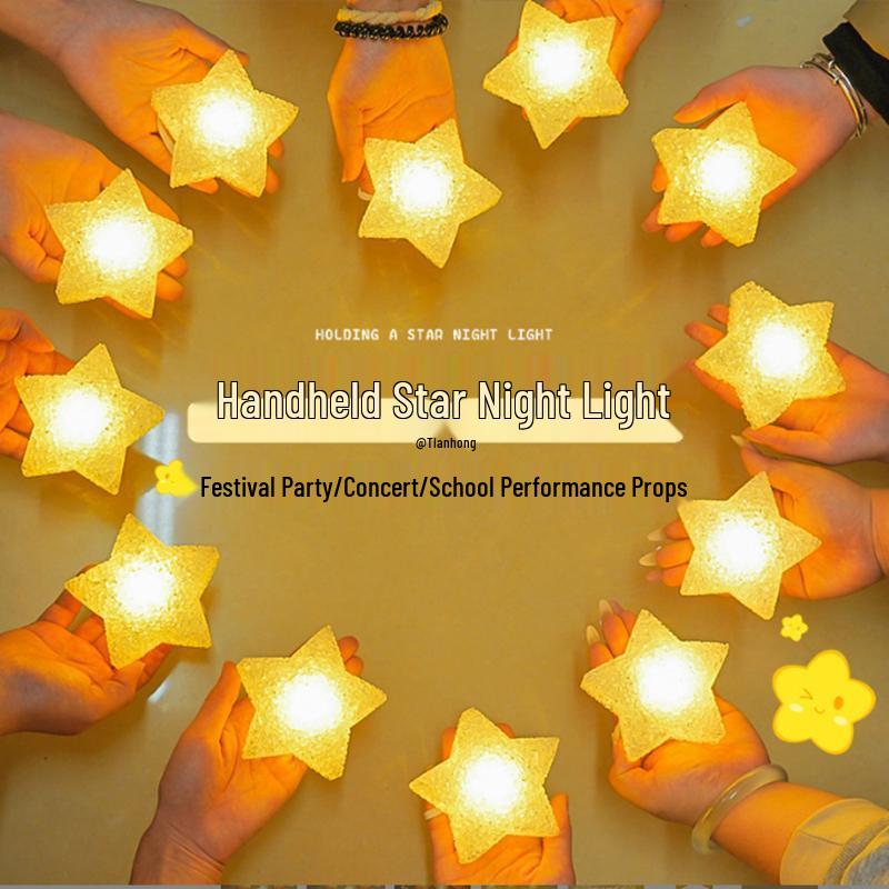 

Creative Star Light Wristband for Dance and Festival Performance 8cm Star Wrist