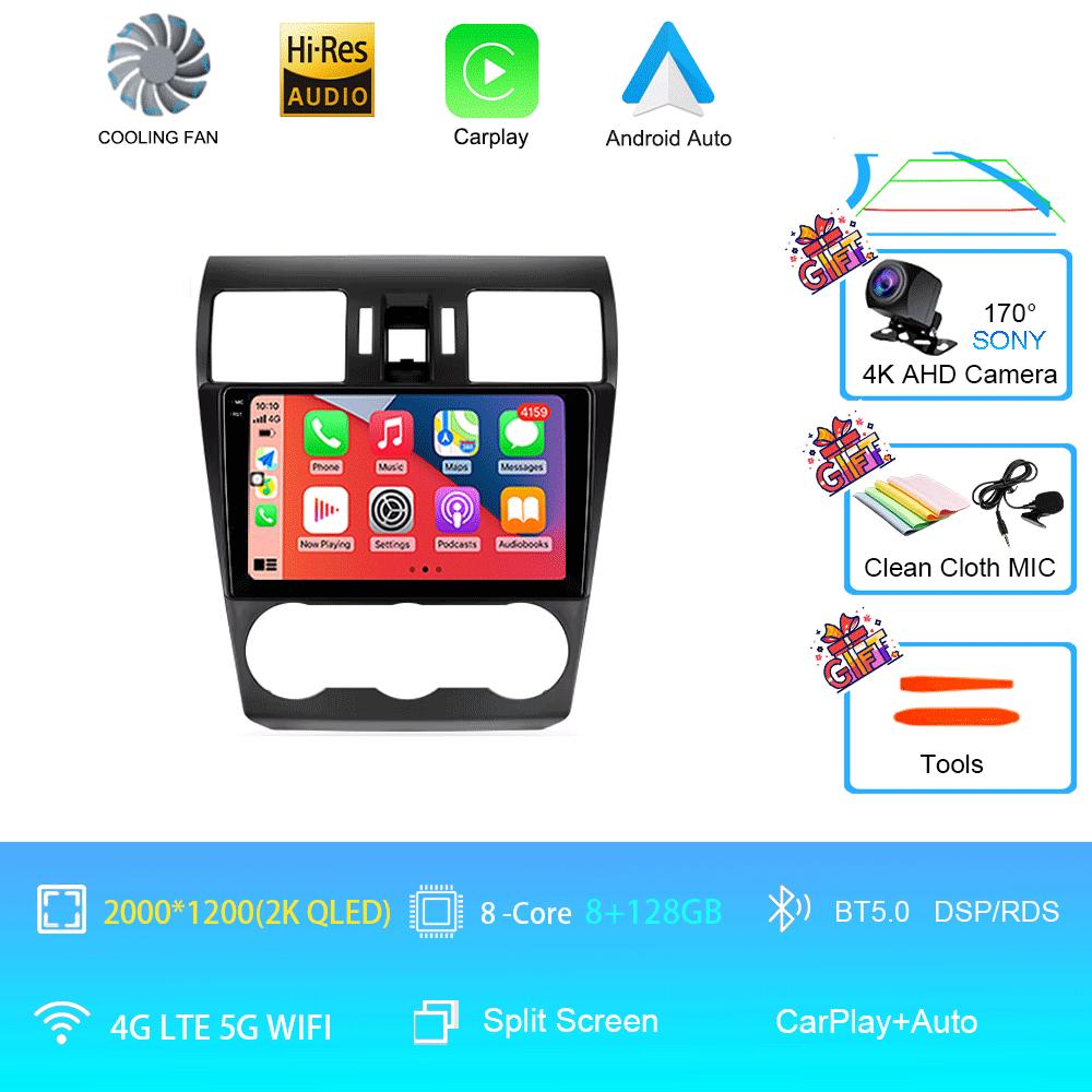 Car Radio Android 14 Stereo For Subaru Forester XV WRX 2012- 2015 For Impreza Multimedia Video Player Navigation GPS Head Unit