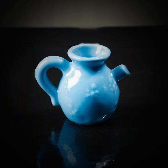 Vază Mini cu Flori Figurine Ceramică Colorată Vintage Vază Miniatură Statuetă Sculptură Mic Suport Ghiveci Decor Ornament