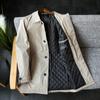 Autumn and Winter Waterproof and Tear-resistant Cotton Coat Japanese Style Quilted Warm Men's Mid-length Windbreaker