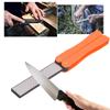 Outdoor Tragbarer Faltbarer Doppelseitiger Schleifstein Küchenmesser Schärfer Orange