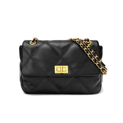 Bolsa de Ombro Único Transversal em Malha Xadrez Primavera/Verão Alta Textura Grande Capacidade Nicho Feminina Pequena Quadrada