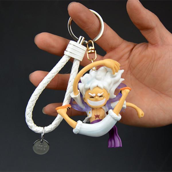 Piraten Schlüsselanhänger Geschenk: Blind Box Anime-Figuren - Monkey D. Luffy, Zoro, Chopper, Ace