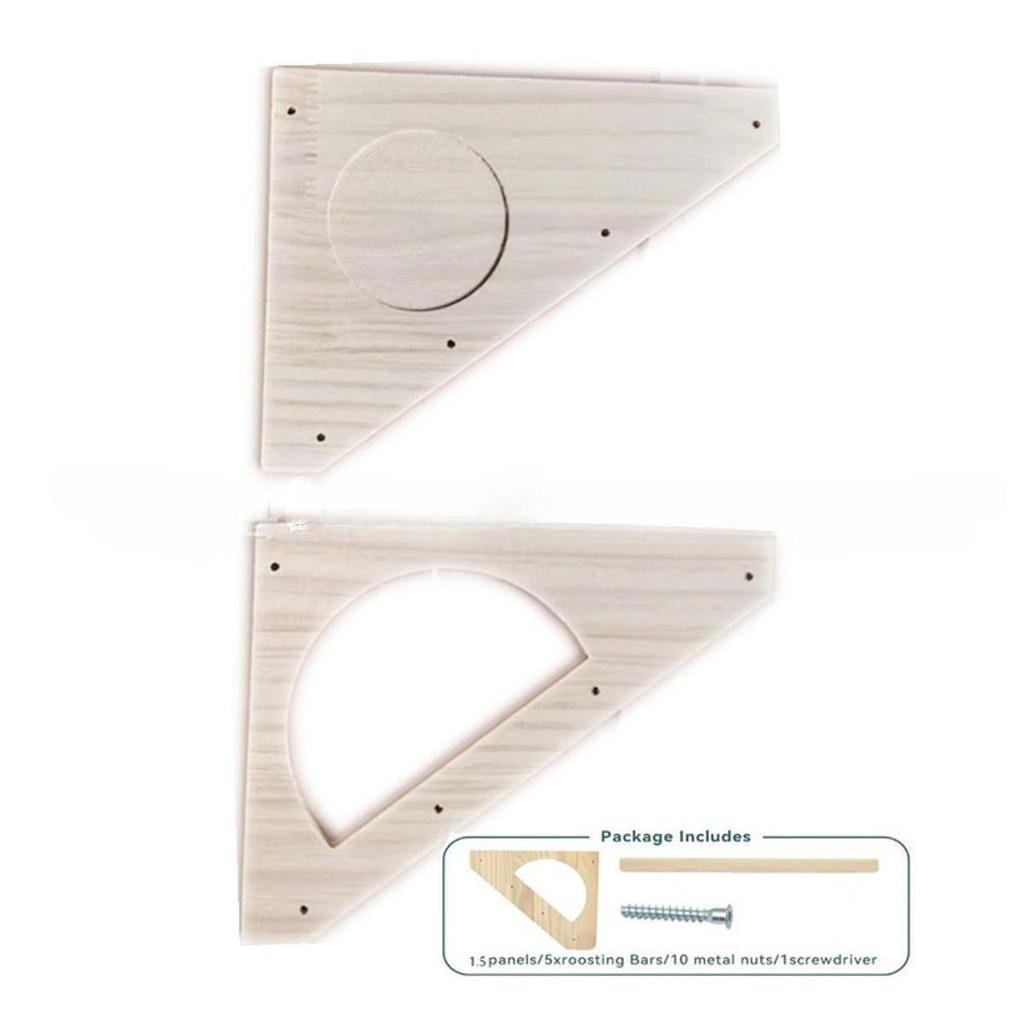 Chick Perch Wooden Roosting Bar Vertical Stand Coop Training Toy Bird Cage Parrot Enrichment for Chickens and Small Birds