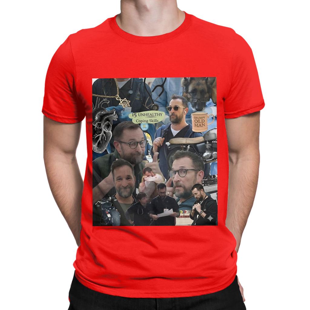The Pitt art poster Graphic 100 Cotton TShirt The Pitt Tees Tops For Unisex