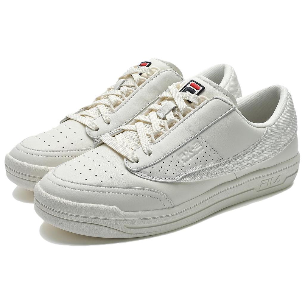 Fila FX-2 Comfortable Non-Slip Durable Low-Top Skate Shoes Men Sneakers Cream F12M422204FGD
