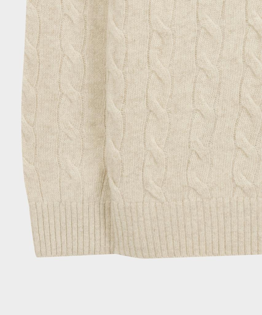 BROOKS BROTHERS Wool Cable Sweater (Ivory) (Bbwrmbf401)